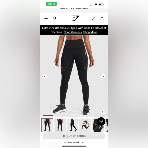 Gymshark energy seamless leggings - Picture 5 of 6